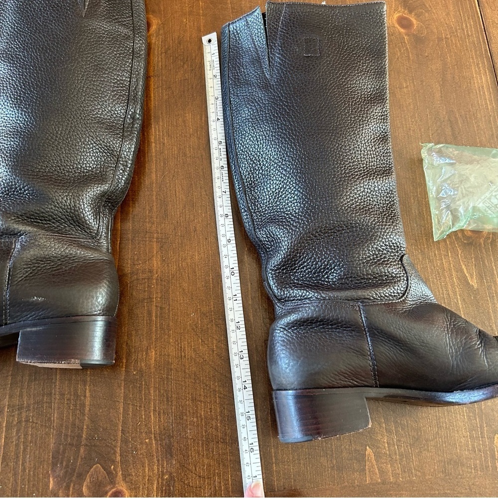 Tory Burch Keaton Chocolate Brown Leather Boots. Size 6. - Picture 12 of 16